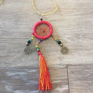 Dream Catcher Necklace, Healing Jewelry, Handmade